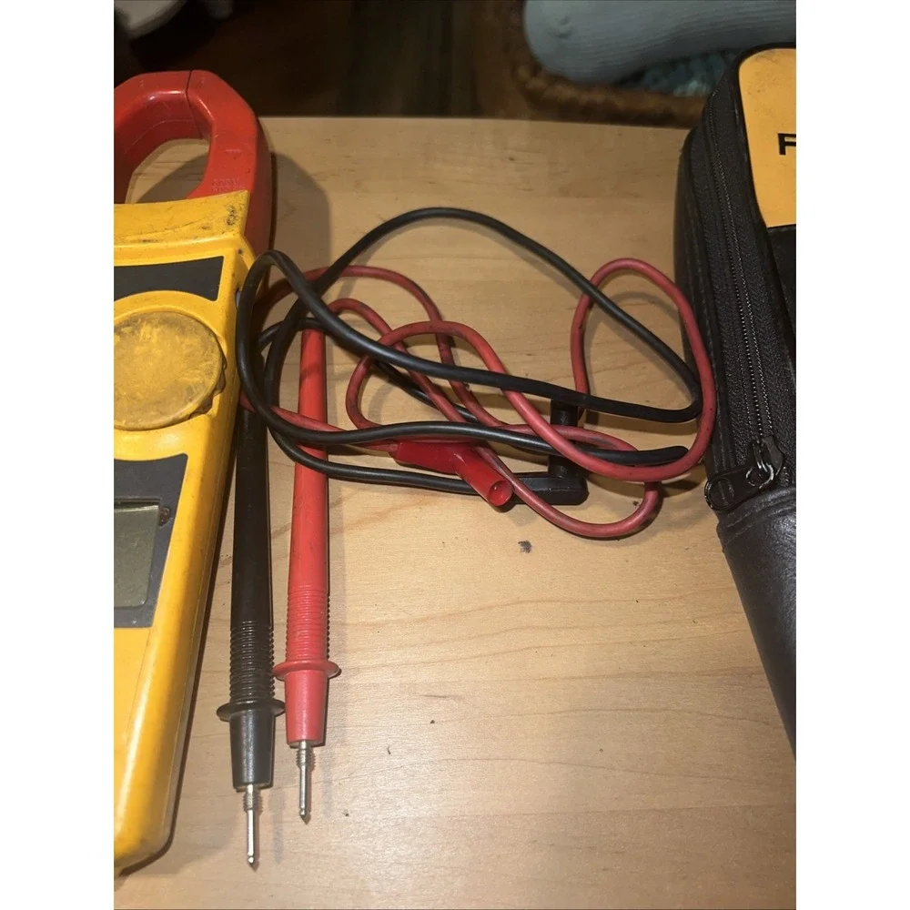 Fluke 335 TRMS 600 Amp AC Current Clamp Meter Tested Working With Case